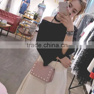 Zm50298b New Style Single Shoulder Lady Chain Bag Fashion Pure Color Small Women Bags thumbnail-2