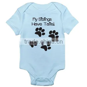 China Printing Cotton Wholesale Organic Cotton Baby Bodysuit thumbnail-2
