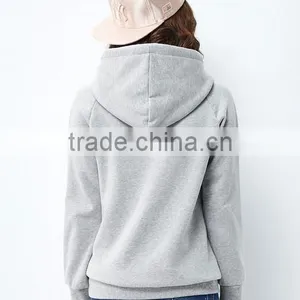 Female Money Hemp Grey Sets Basic Hooded Fleece thumbnail-3