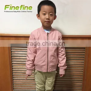 Hot Selling Europe Market 100% Polyester Kids Bomber Jacket Wholesale thumbnail-4
