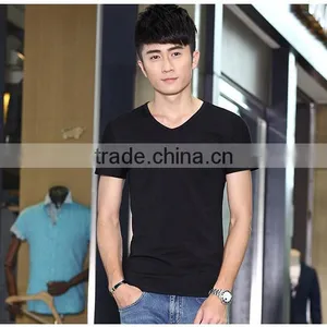 2016 New China Manufacturer Cotton Slim Fit Man T-shirt thumbnail-2