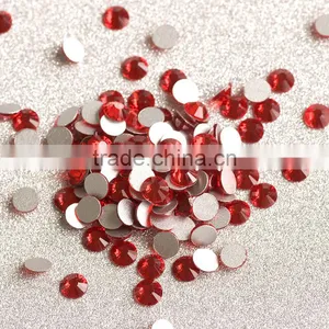 Light Siam Diamond Drill Strass Flat Back Nail Art Rhinestones for Nail Salon thumbnail-2