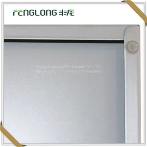 Wide White 1 Door Iron Locker With Hanging Rod thumbnail-5