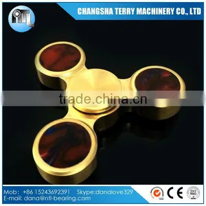 Relieve Stress Brass Fidget Spinner Toy With Ceramic Bearing thumbnail-1