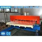 Color Steel Trapezoidal Roof Panel Roll Forming Machine With 16 - 24 Stations thumbnail-1