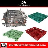 Nestable Euro Pallet 1200x800 1208 Europe Plastic Pallet Mould thumbnail-2