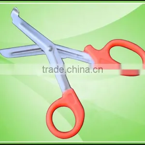 EMT Utility Scissors Shears 5.5" Orange thumbnail-1