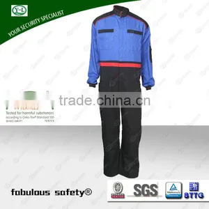 Safety Navy Long Sleeve Working Men's Cheap Overalls thumbnail-5