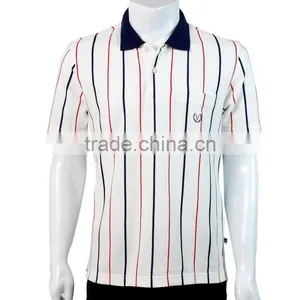 Men's Vertical Striped Racing Famous Brands of Polo Shirts thumbnail-1