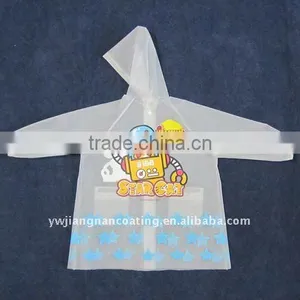 Waterproof Cheap Vinyl Children Eva Clear Raincoat thumbnail-1