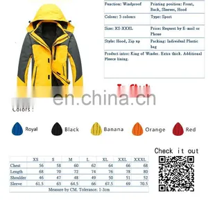 Hot Sales New Custom Sporty Hiking Technical Jacket With Different Color Style 2 thumbnail-1