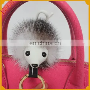 Wholesale Mink Fur Hedgehogs For Bag Key Chain Accessory thumbnail-3