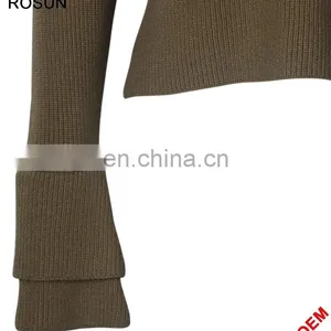 High Neck Knit Wear Girl Sweater thumbnail-5