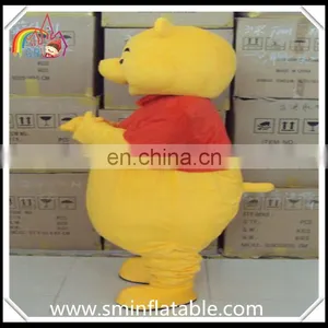 Popular Design Winnie Bear Mascot Costume, Fur Cartoon Costume thumbnail-3