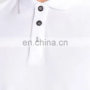 Men White Long Sleeve Polo t Shirts Plain thumbnail-5