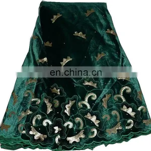 New Arrival Beautiful Embroidery African George Fabric(PVG14001) George Lace With Sequins thumbnail-3