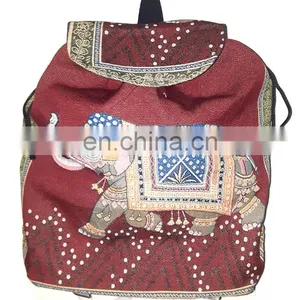 Cotton Canvas Fabric Backpack and Tote Bag thumbnail-1