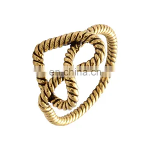 Trending New Products 2017 Antique Gold Love Hate Finger Ring thumbnail-2