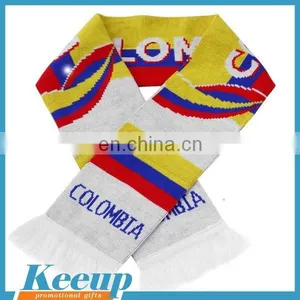 Giveaways Acrylic Knitted Soccer Scarf for Promotional thumbnail-4