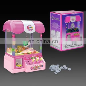 Crane Claw Machine Mini Toy Grab Doll Machine for Kids Machine With Light Hot Selling in China thumbnail-2