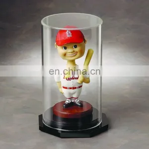 Single Baseball/Hockey Puck /Single Bobblehead Acrylic Display Circle Case thumbnail-1