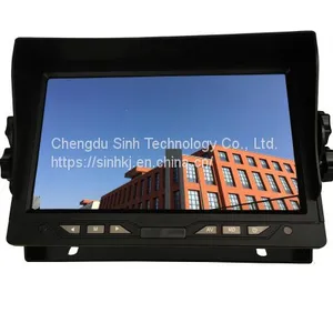 Truck 7inch Heavy Duty LCD Monitor 3CH Input 9~36V Power Input thumbnail-2
