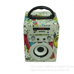 New Style K81 Wooden Bluetooth Speaker Cell Phone and Computer Portable FM Radio Speaker thumbnail-4