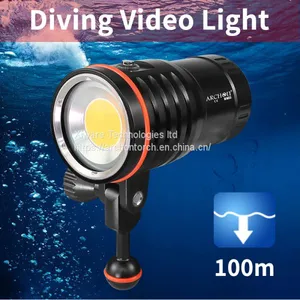 ARCHON WM66 Diving Video Light Underwater Video Flashlight 12000 Lumens Diving Torch COB Dive Lampp thumbnail-1