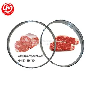 0.56*13/16/19 Meat/bone Band Saws Blade Length 1650mm for Frozen Bone Meat Cutting thumbnail-2