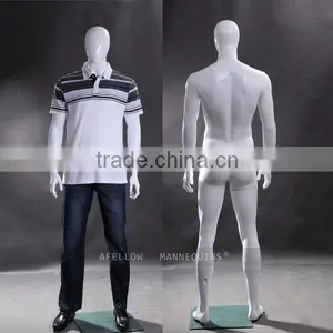 Abstract Fiberglass Men Mannequin Egg Head Male Dummy WEN6 thumbnail-1