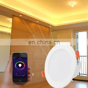 Hot Sell Smart Recessed Downlight Led 10W Dimmable Easy Installation Wifi Enable Smart Downlight by Amazon Echo Google Home thumbnail-6