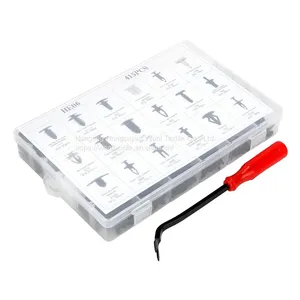 415Pcs Boxed Corrosion-Resistant Plastic Car Clamp Push Type Fasteners thumbnail-2