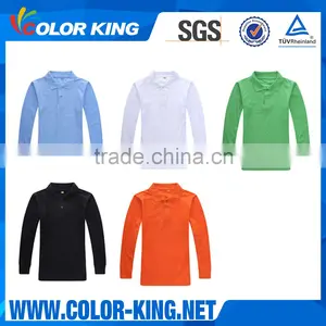 Cheap High Quality Sublimation Pique Lapel T-Shirt thumbnail-6