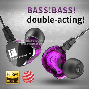 Sport Running HeadphonesCopper Driver HiFi Wired Earphone Bass Stereo Headset Music Earbuds thumbnail-1