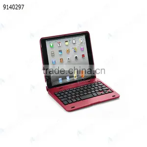 Bluetooth Keyboard for IPad Mini,red Aluminum Bluetooth Keyboard Stand Case thumbnail-2
