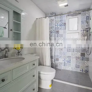Nordic Modern Personality Blue Tile Restoring Ancient Ways Brick Toilet Floor Tile Toilet Kitchen Wall Brick Tile thumbnail-1