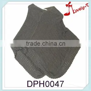 Latest Design Acryclic Women Poncho Sweater Patterns Crochet Poncho thumbnail-1