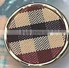 Fabric Inlay Garment Shank Plating Button thumbnail-1