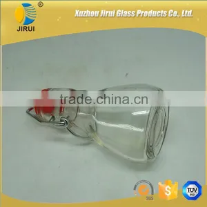 80ml Hot Sale Flip Top Clear Glass Wine Bottle thumbnail-2