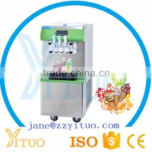Commercial Fruit Ice Cream Maker Soft Serve Ice Cream Machine For Sale thumbnail-1