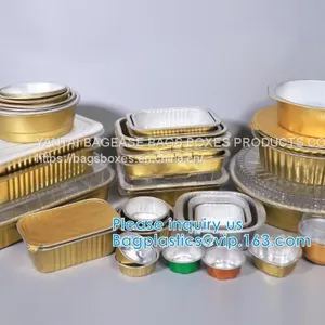 Reheating, Baking, Roasting, Meal Prep, To-Go Containers Aluminum Pan Disposable Heavy Duty Rectangular Tin Foil Pans thumbnail-3