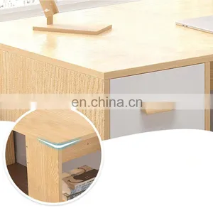 Student Study Workstation Desk Furniture Space Saving Storage Shelves Modern Cheap Home Office Desk for Computer thumbnail-5