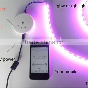 Android IOS APP Remote Control Multifunctional One-key WPS Connect WiFi LED Controller for 12V/24V Flexible RGB LED Strip Light thumbnail-2