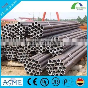 ERW Black Pipe / Erw Carbon Black Steel Pipe Stair Handrail China thumbnail-1