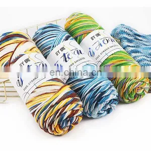 16 Ply Colorful Milk Cotton Yarn Multicolored For Hotsell thumbnail-2