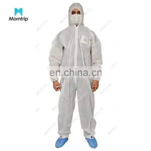 Wholesale Price White List Factory Livestock Breeding Use Clothing Comfortable and Durable PP Coverall With OEM Service thumbnail-5