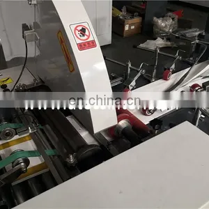 HD400E Automatic Degradable V-shaped Sharp Flat Bottom Paper Bag Making Machine thumbnail-4