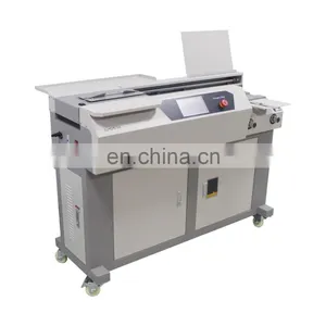 SPB-BM300L Cheap Price Semi-Automatic A4 Hot Met Gule Book Binding Machine With Seven Inch Industrial-Grade Touch Screen thumbnail-4