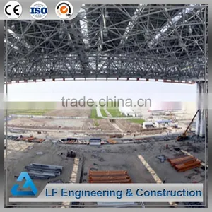Power Plant Safety Structure Space Frame Ball Steel Roof Truss Design thumbnail-6