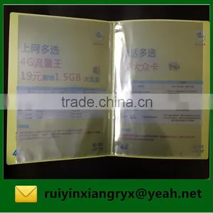 PP Expanding Wallet Type Custom Printing Clear Plastic Display Book thumbnail-4